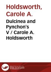 Dulcinea and Pynchon's V