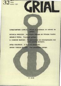 Grial : revista galega de cultura. Núm. 32, 1971