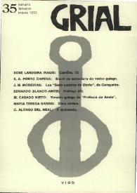 Grial : revista galega de cultura. Núm. 35, 1972