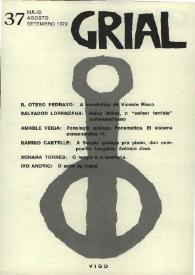Grial : revista galega de cultura. Núm. 37, 1972