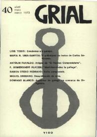 Grial : revista galega de cultura. Núm. 40, 1973