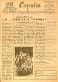 España : Órgano de la Junta Española de Liberación. Año I, núm. 17, 27 de mayo de 1944