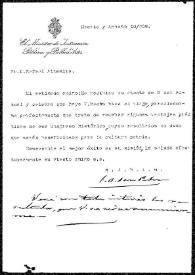 Carta de F. B. San Pedro a Rafael Altamira. Madrid, 10 de agosto de 1908