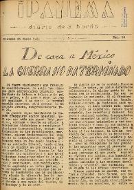 Ipanema : diario de a bordo. Núm. 10, 23 de junio de 1939