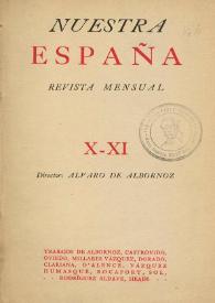 Nuestra España : Revista Mensual. Núm. 10-11, julio-agosto de 1940