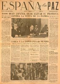 España y la paz. Año III, núm. 38, 15 de junio de 1953