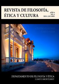 Revista de Filosofía, Ética y Cultura. Núm. 6, mayo 2015
