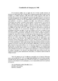 Constitución de Paraguay 1940