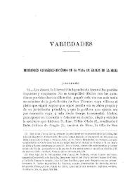 Descripción geográfico-histórica de la villa de Ábalos en La Rioja (conclusión)