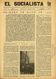 El Socialista (México D. F.). Año II, núm. 14, 1 de mayo de 1943
