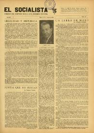 El Socialista (México D. F.). Año III, núm. 19, marzo de 1944