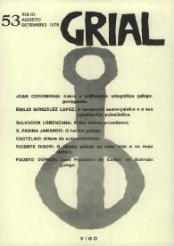 Grial : revista galega de cultura. Núm. 53, 1976