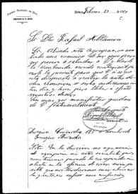 Carta de Miguel Villaret, Secretario del Partido Socialista de Cuba, a Rafael Altamira. La Habana, 23 de febrero de 1910