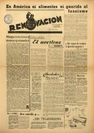 Renovación (Toulouse) : Boletín de Información de la Federación de Juventudes Socialistas de España. Núm. 28, 23 de enero de 1946