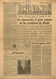Renovación (Toulouse) : Boletín de Información de la Federación de Juventudes Socialistas de España. Núm. 33, 27 de febrero de 1946