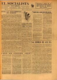 El Socialista Español : órgano central del P.S.O.E. Año II, núm. 20, 5 de junio de 1947