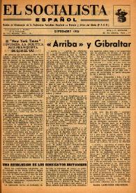 El Socialista Español : órgano central del P.S.O.E. Septiembre de 1951