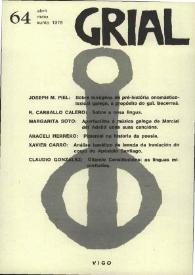 Grial : revista galega de cultura. Núm. 64, 1979