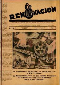 Renovación (México D. F.) : Órgano de la Federación de Juventudes Socialistas de España. Año V, núm. 41, núm. extraordinario, 1 de mayo de 1949