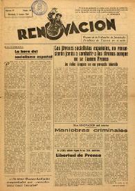 Renovación (Toulouse) : Boletín de Información de la Federación de Juventudes Socialistas de España. Núm. 74, 12 de enero de 1946 [sic]
