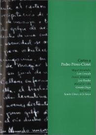Cartas a Pedro Pérez-Clotet