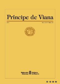Príncipe de Viana. Anejo. Año LXXVI, núm. 263, 2015