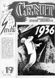 Cenit : Revista de Sociología, Ciencia y Literatura. Año II, núm. 19, julio 1952