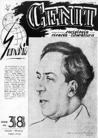 Cenit : Revista de Sociología, Ciencia y Literatura. Año IV, núm. 38, febrero 1954