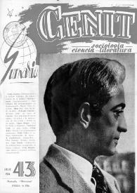 Cenit : Revista de Sociología, Ciencia y Literatura. Año IV, núm. 43, julio 1954