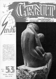 Cenit : Revista de Sociología, Ciencia y Literatura. Año V, núm. 53, mayo 1955