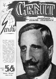 Cenit : Revista de Sociología, Ciencia y Literatura. Año V, núm. 56, agosto 1955