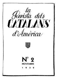 La Revista dels Catalans d'Amèrica. Núm. 2, novembre 1939