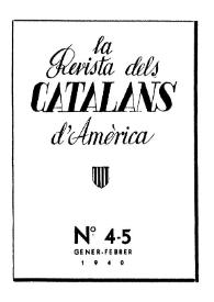 La Revista dels Catalans d'Amèrica. Núm. 4-5, gener-febrer 1940