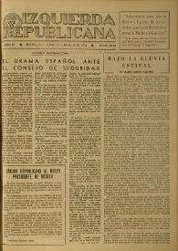 Izquierda Republicana. Año III, núm. 23-24, 15 de junio-15 de julio de 1946