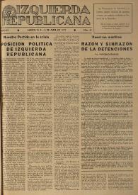 Izquierda Republicana. Año IV, núm. 28, 15 de abril de 1947