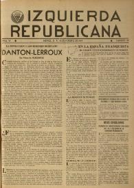 Izquierda Republicana. Año VI, núm. 52, 10 de agosto de 1949