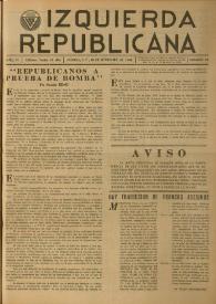 Izquierda Republicana. Año VI, núm. 53, 20 de septiembre de 1949