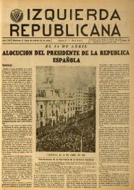 Izquierda Republicana. Año XIII, núm. 76, abril de 1952