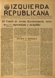 Izquierda Republicana. Año XIII, núm. 77, mayo-junio de 1952