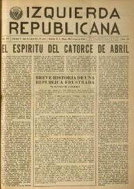 Izquierda Republicana. Año XV, núm. 90, marzo-abril-mayo de 1954