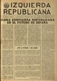 Izquierda Republicana. Año XVI, núm. 95, abril-mayo-junio de 1955