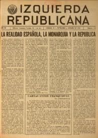 Izquierda Republicana. Año XIX, núm. 115, septiembre-octubre de 1958