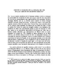 Gentes y paisajes de la España de 1760 en las cartas de Giuseppe Baretti