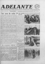 Adelante : Órgano del Partido Socialista Obrero Español de B.-du-Rh. (Marsella). Año I, núm. 19, 18 de febrero de 1945