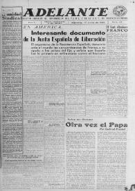 Adelante : Órgano del Partido Socialista Obrero Español de B.-du-Rh. (Marsella). Año I, núm. 34, 17 de junio de 1945