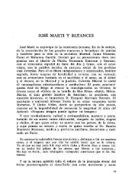 José Martí y Betances 