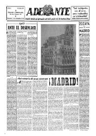 Adelante : Órgano del Partido Socialista Obrero Español de B.-du-Rh. (Marsella). Año III, núm. 106, 7 de noviembre de 1946