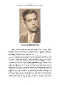 Josep Salvador Puignau (Palafrugell, Gerona, 1908– Toulouse, 1974) [Semblanza]