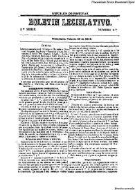Boletín legislativo. Serie 2, núm. 3, 28 de febrero de 1868