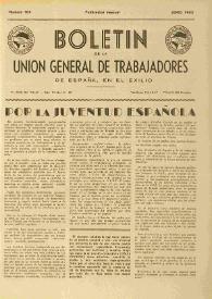 U.G.T. : Boletín de la Unión General de Trabajadores de España en Francia. Núm. 104, junio de 1953